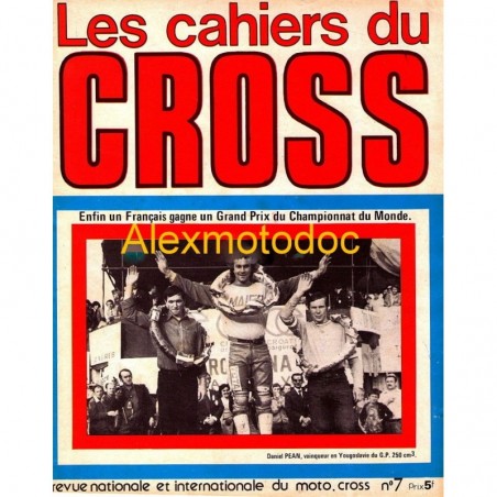 Cahier du cross n° 7